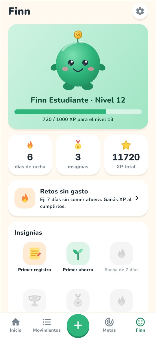 Finn y logros