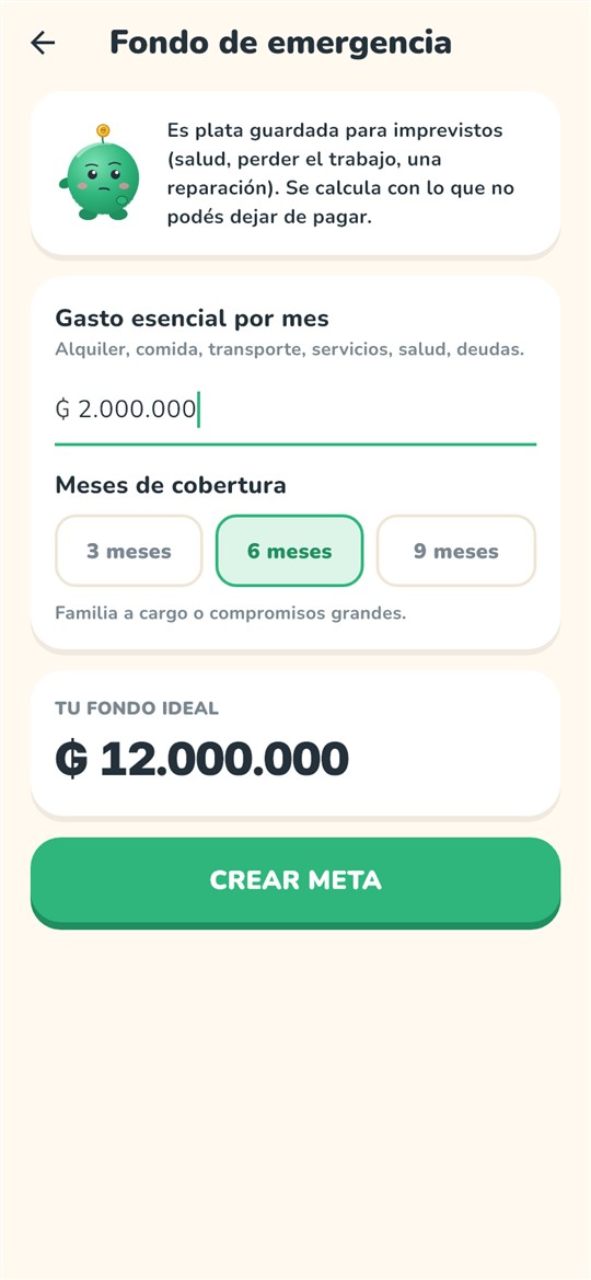 Fondo de emergencia
