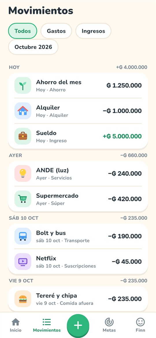 Movimientos